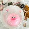 Steamed Bun Squeeze Toy Cartoon Sausage Mouth Stress Ball Big Eyes Relief Fidget Soft Stretchy Decompression Dumpling Desk Anti-stress