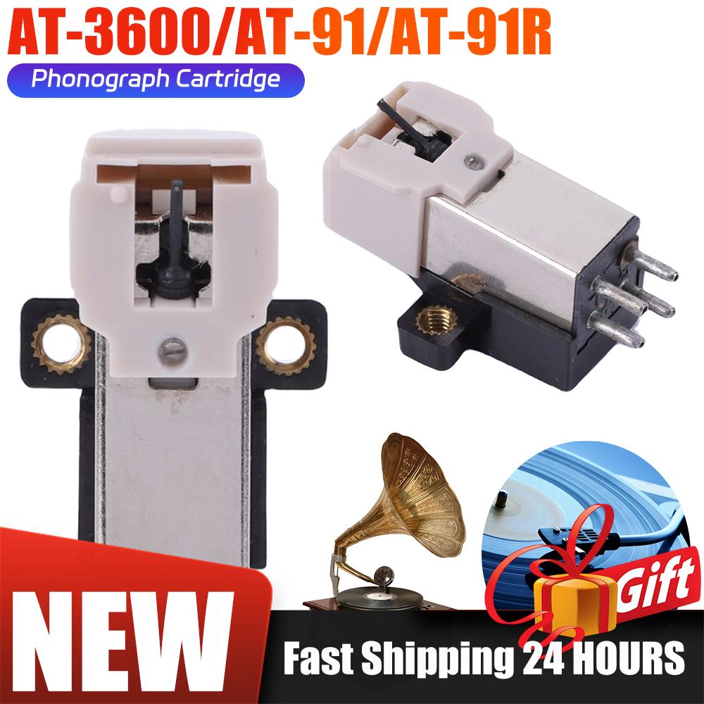 1-5PCS AT-3600 Replacement Phonograph Cartridge Excellent Clarity Moving Magnet Turntable Cartridge for Turntable Record Player