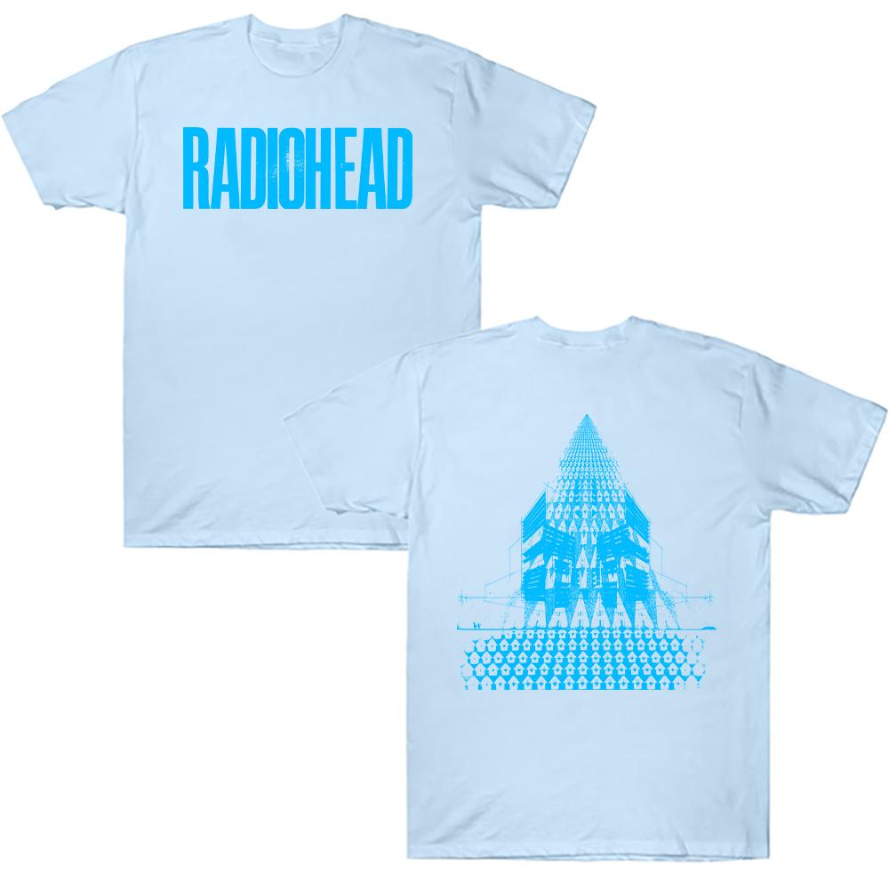 Radiohead Band Tour Graphic T Shirts Fashion Aesthetic Cotton Tees Summer New Harajuku Men Women Streetwear Oversized Breathable