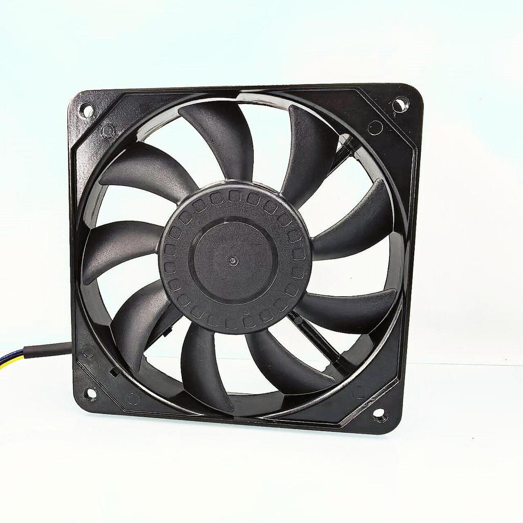Brand New High RPM 120mm Aluminum 24V/12V Dual Ball Bearing PWM Chassis Cooling Fan