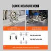 Wheel Alignment Tool, 2-Pack Toe Alignment Toe Plates, Stainless Steel Wheel Alignment Tool Plate, Toe Angle Accurate Measurement, Includes 2