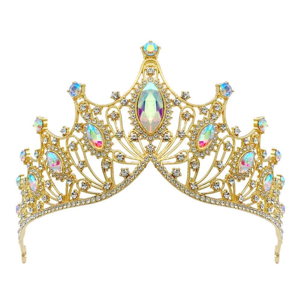 Crystal Bridal Crown Cosplay Royal Princess Crown Fashion Queen Crown  Wedding Accessories