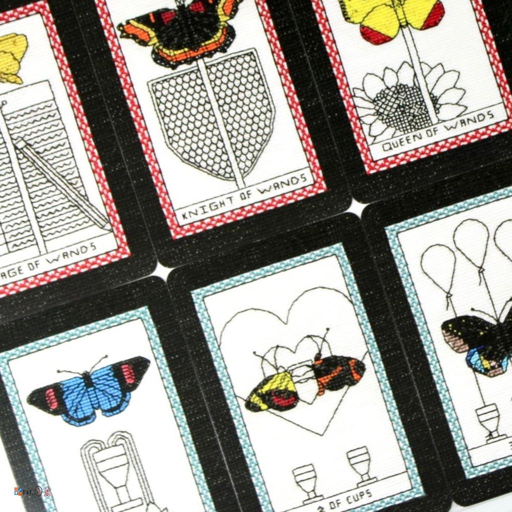 I.I.J Tarot Cards, The Butterfly Wisdom Tarot, Waite Edition, 78 Cards, Tarot Reading, Japanese Instruction Manual Included, Authentic