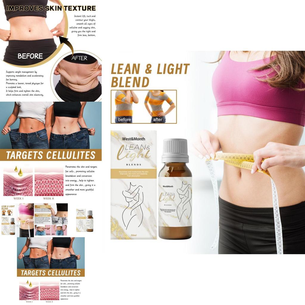 West Month30ml For Firming Abdomen And Tightening Thighs With Luxurious Massage Oil