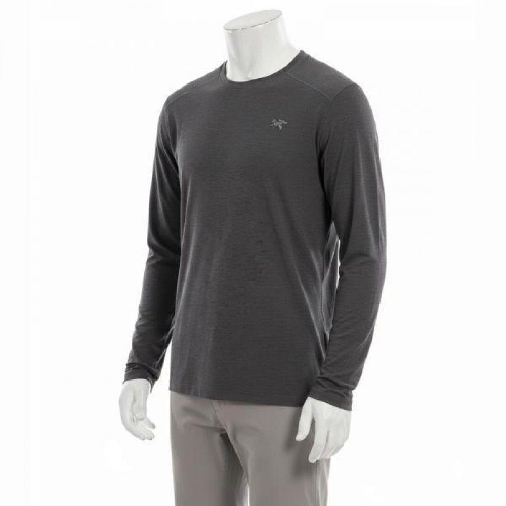 ArcTeryx Men S Long Sleeve Crew Neck T ShirT aTpSm09719 BLACK HEATHERXL (around 110)
