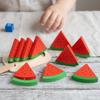 Wooden-Watermelon Toy for Kids Educational Fruit Model Role Play Gift for Boys and Girls Summer Present
