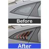 DinCh 2pcs Rear Triangular Window Decorative Shutters Louvers Spoiler Panel For Changan UNIV UNI-V -2026