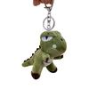 Soft Dinosaur Mini Backpack Plush Toy Car Keychain Green Souvenir Velociraptor