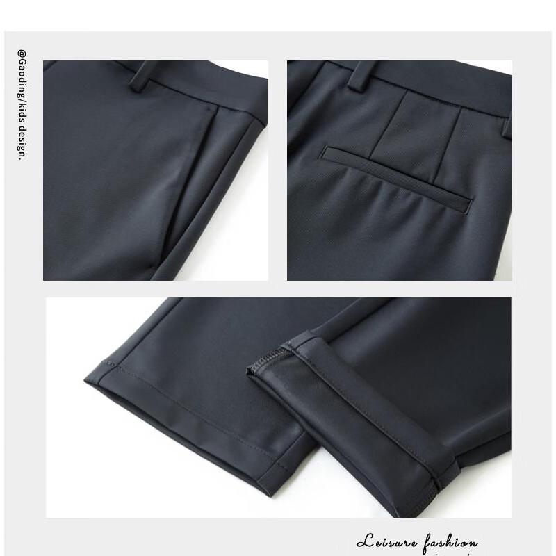 Fengxun Women's Professional Straight-Leg Suit Pants