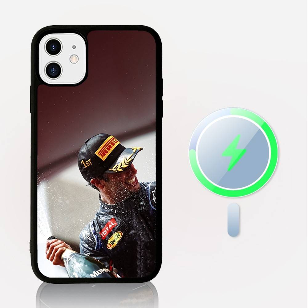D-Daniel R-Ricciardo 3 Phone Case Magnetic Case For IPhone 17 16 14 13 12 11 15 Pro Max Plus For Magsafe Wireless Charge Cover