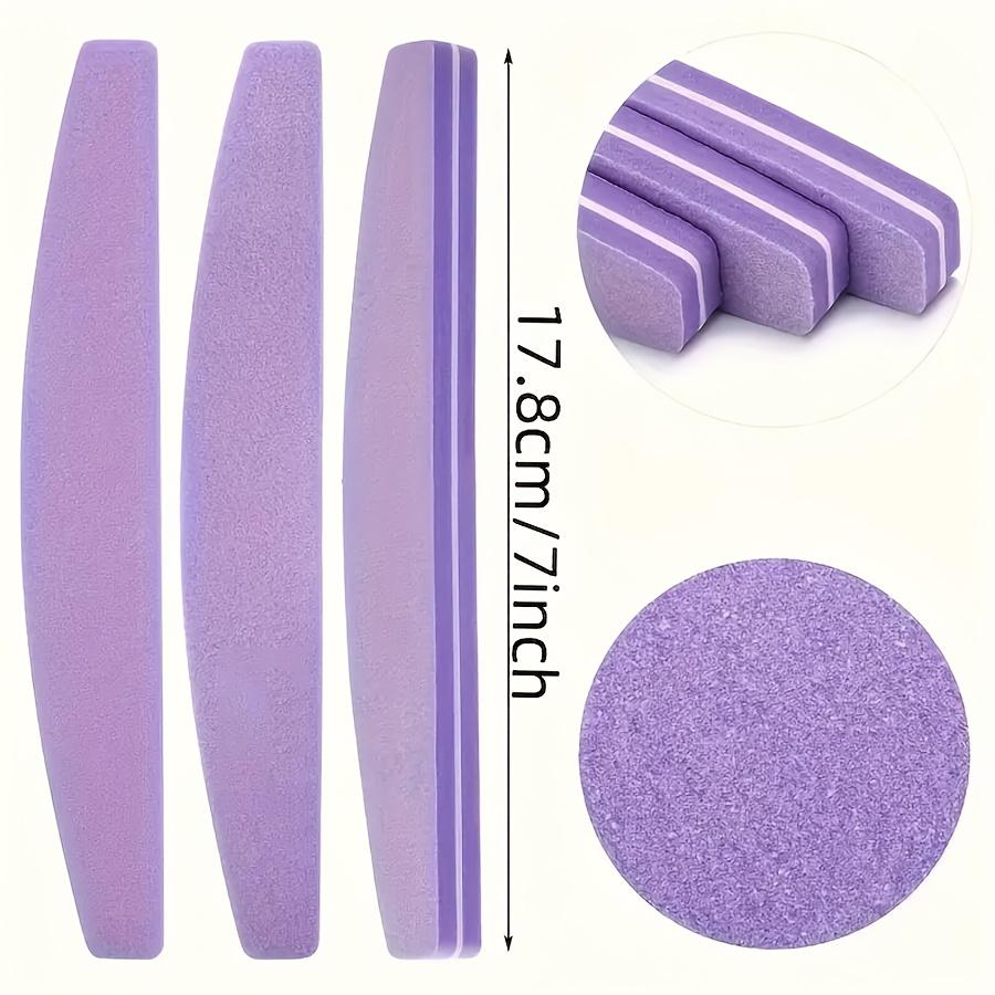 Xiaomi 10/20pcs Professional Dual-Sided Nail File Block Colorful Sponge Nail Polish Buffing Sanding Buffer Strip for Polishing Pedicure