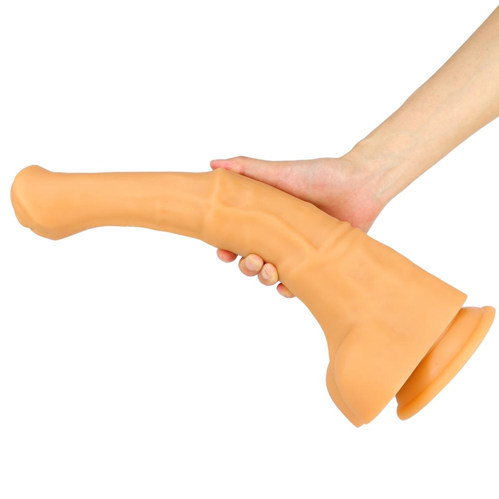 Super ogromne Dildo wielki Penis Butt Plug korek analny Sex zabawki Fisitng koń Dick XXL realistyczny Cock Pegging niewolnik potwór Dildo