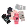 Updated gloves cute deer velvet thickened cold and warm riding