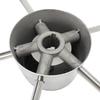 13.5inches Silver Stainless Steel Boat Steering Wheel 25 Degree Marine Yacht With Knob Convenient Easy To Install Marine Hardware