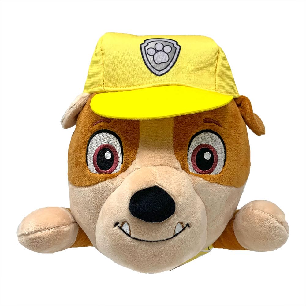 Paw Patrol Super Big Plush Toy, Approximately 40cm, Lying Down, Official Merchandise (Rubble)
