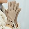 Gloves Women's Autumn and Winter Warm Windproof and Cold Cycling Driving Touch Screen Winter Gloves