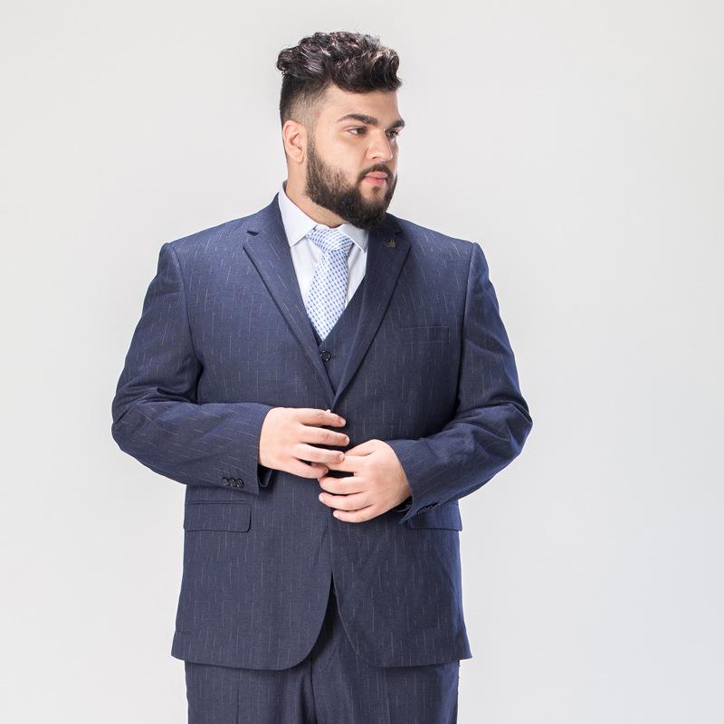 Men's Plus-Size Casual Business Suit - Autumn/Winter Korean Style