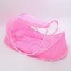 Breathable Fly Proof Baby Bed Net Foldable Compact with 3cm Sleeping Pad and Cotton Pillow for Newborns Safety