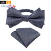 Two-piece Suit Paisley Bow Tie And Pocket Squares Handkerchief