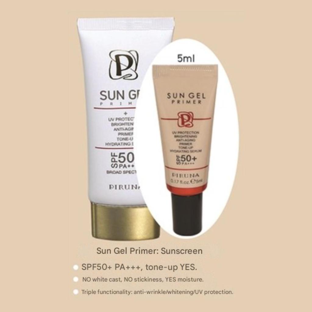 Cocoyoung Zestaw 5 sztuk bazowego makijażu podróżnego Piruna (Mini)