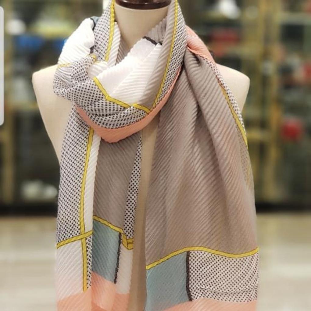 Stella Pleated Scarf E20F2Vl204