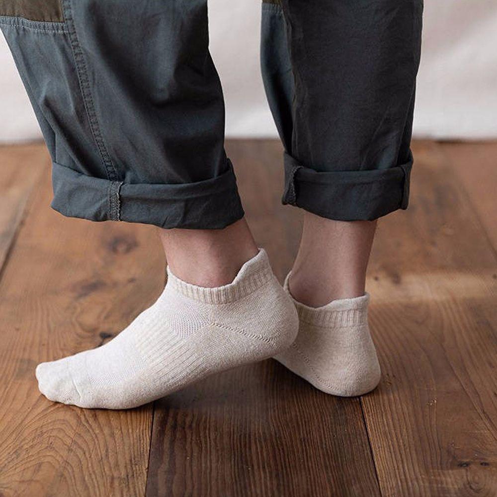 All-match Simple Summer Mesh Cotton Shallow Low-top Socks Hosiery Men's Socks Boat Socks