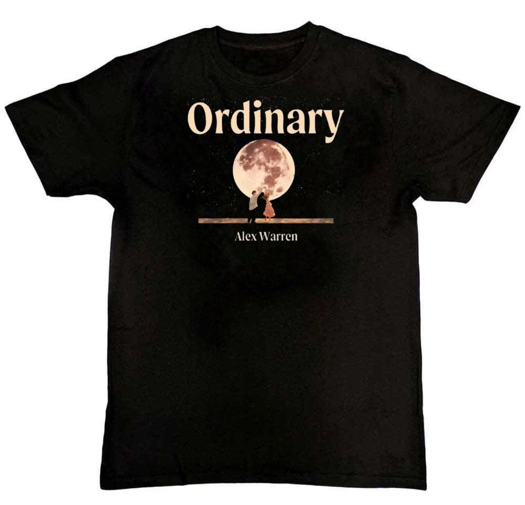 New Alex Warren Tour 2025 Graphic Print Mens T-Shirt L