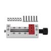 Mini Drill Press Vise 2.56 Inch Jaw Width Flat Clamp Bench Vise for Carving Engraving Machine Bench Drill Watch