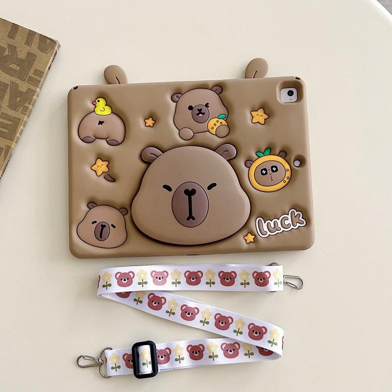 iPad 10.2 Air 11 Protective Case: Silicone Tablet Shell for Kids, Air5, 9.7, Mini 6