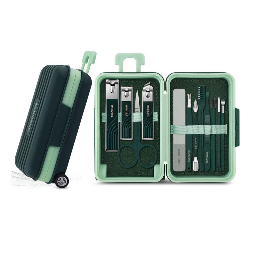 

12-piece set of nail clippers, nail art tools, nail cutters, nail trimming tools, and a complete set of nail clippers