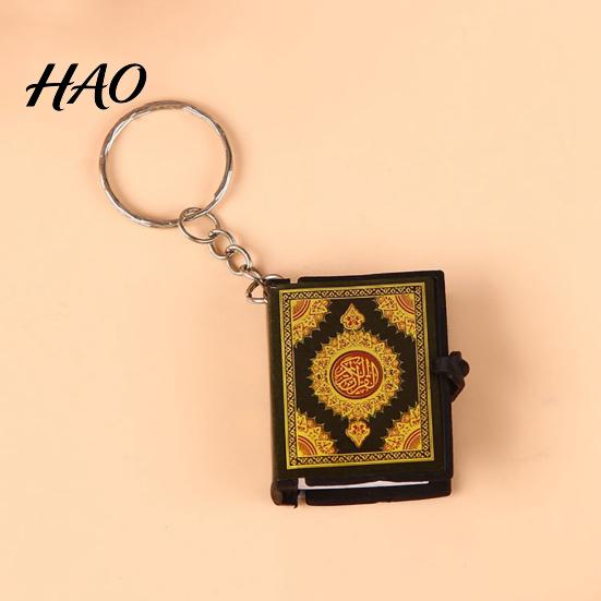 Unisex Mini Koran Arabisch Anhänger Schlüsselanhänger Tasche Auto Hängen Schlüsselanhänger Geburtstagsgeschenk