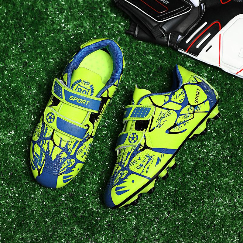 Kid's Football Shoes Youth Nails Solid Double Magic Stick Football Shoes Training Boys Football Boots