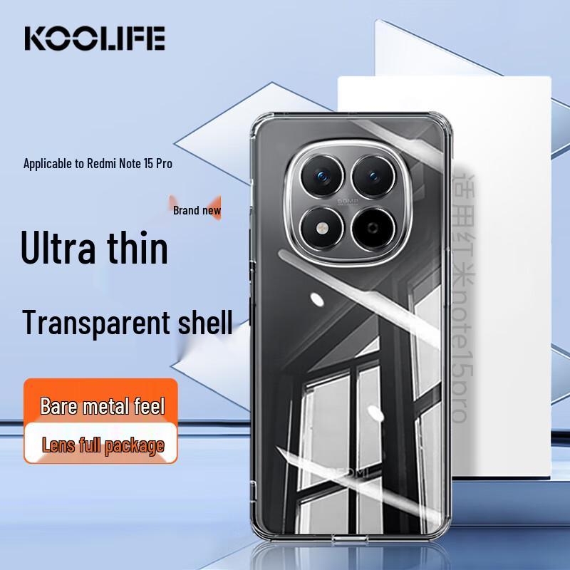 KOOLIFE Heltäckande Stötsäker Mjukt Fodral för Xiaomi Redmi-telefoner