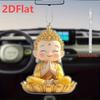 Acrylic Buddha Statue Car Rearview Mirror Pendant