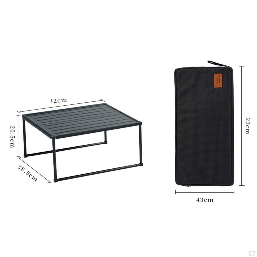 Folding Camping Table, Lightweight Foldable Desk for Hiking Backyard Outdoor