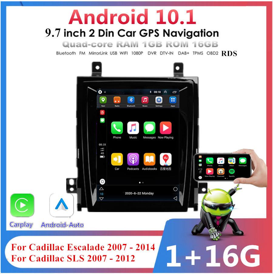 

9.7 Car Radio Stereo GPS Navigation WiFi RDS For Cadillac Escalade SLS Carplay