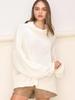 2024 Herbst/Winter Damen Grobstrick Oversized Rollkragenpullover