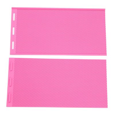 2PCS Beeswax Sheet Molding Silicone Soft Beeswax Foundation Sheets Press Embosser