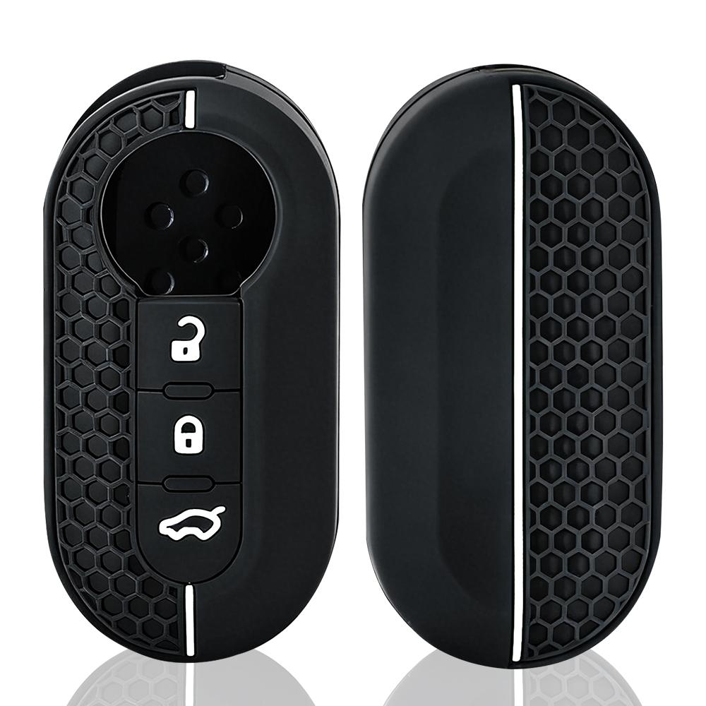 New Style Silicone Key Cover Car Key Case Shell Remote For Fiat Ducato 500 Panda 500L Lancia Musa For Peugeot Boxer For Citroen