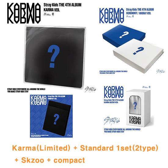 

Виберіть POB ТА SET Пакет Stray Kids KARMA NO POB SET 4
