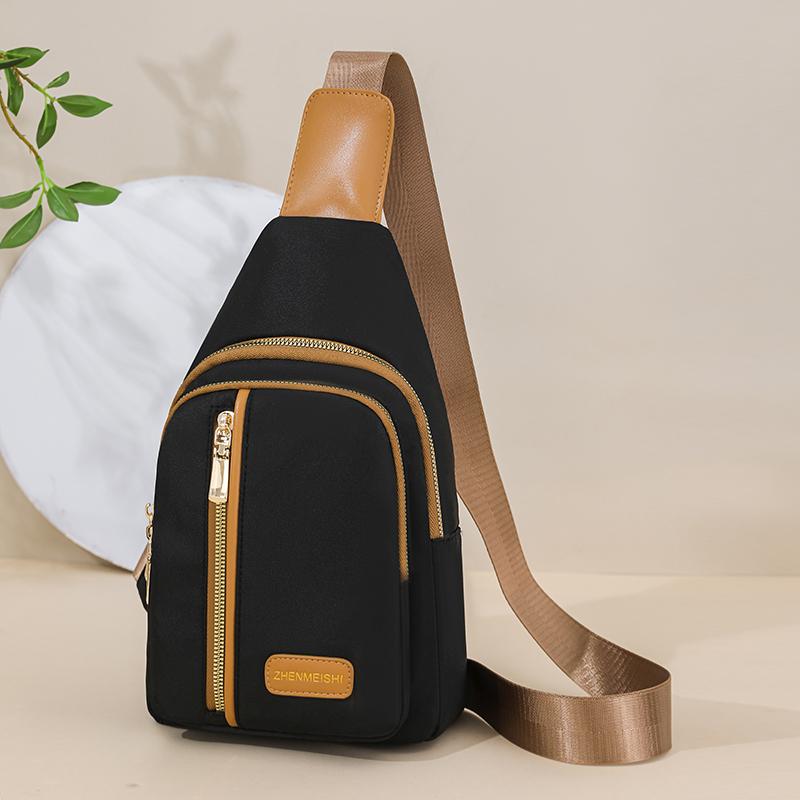Chest Bag Women's Lightweight Sports Shoulder Bag Crossbody Bag