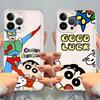 Soft Phone Cover Case for iPhone 17 Pro Max XS Max 13 Pro 11 XR 16 15 14 Plus 7 8 12 Mini Air Shin-Chan Action Kamen