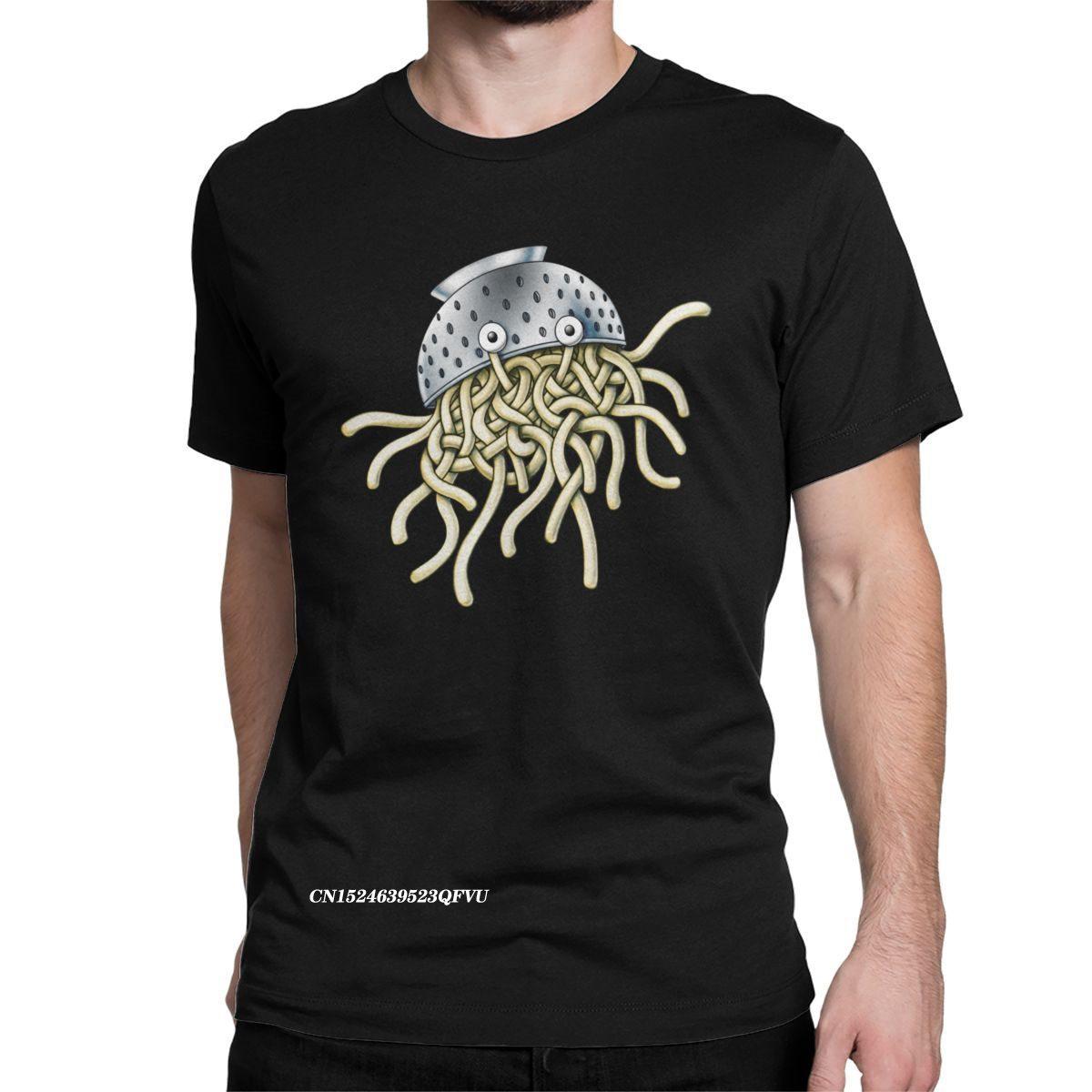 

T Shirts Men Funny T-Shirt Pastafarianism Fsm Religion Church Tees XXXL бордовий