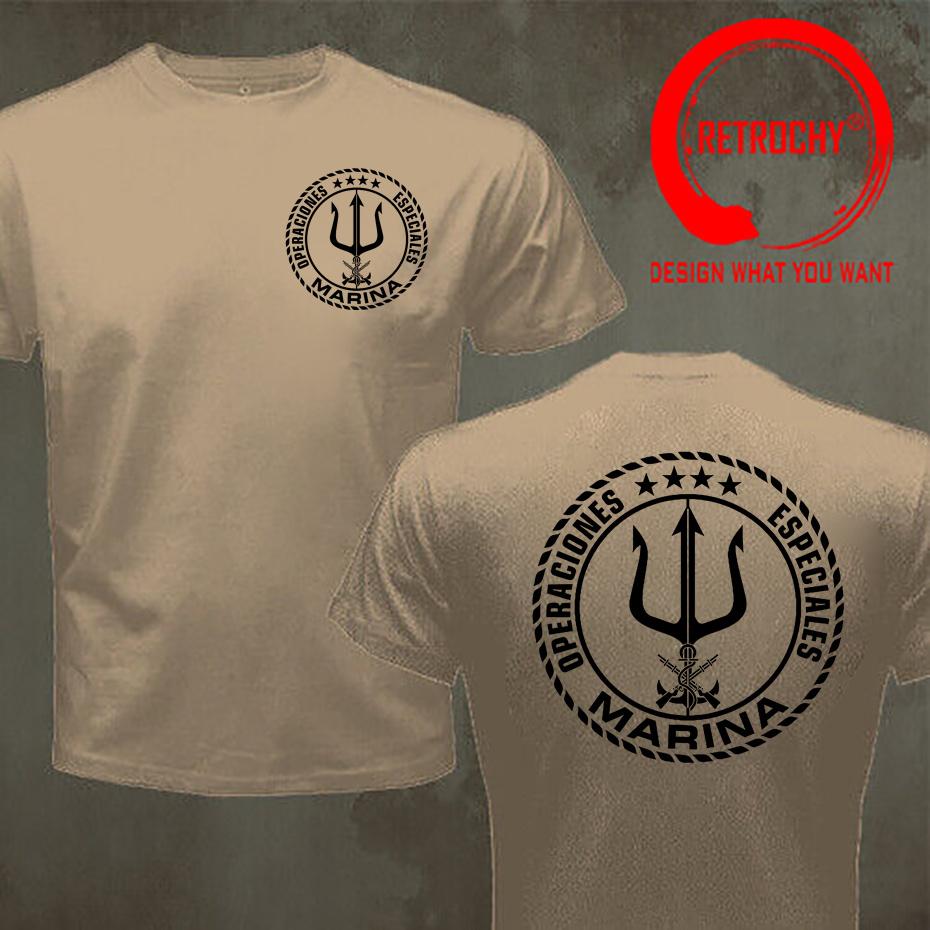 Funny Mexician Marines T Shirt Military Army Mexico Marina Special Operations Forces Operaciones Especiales TShirt Male TShirt