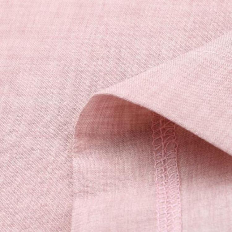 Women Autumn Spring Maxi Dress Pure Color V Neck Long Sleeves Pullover A-line Loose Hem Pleated with Side Pockets Casual Daily Wear