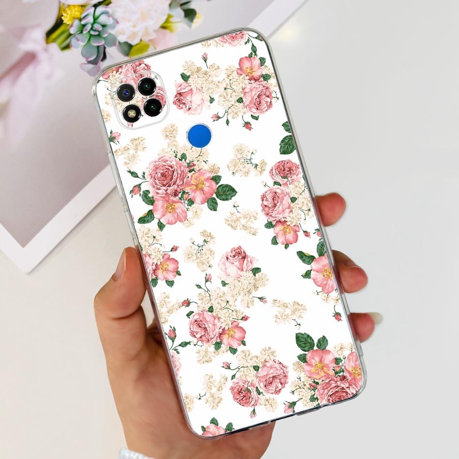 Hülle für Xiaomi Redmi 9C, niedliches Panda-Astronauten-Motiv, weiche Silikon-Handyhülle für Xiaomi Redmi 9C NFC Redmi9C Fundas Capa