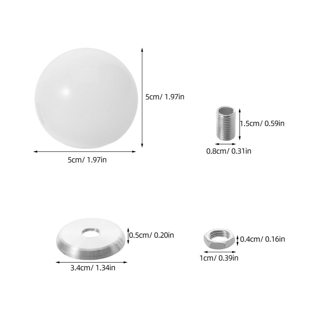 1 Piece Glass Shade for Vanity Mirror Light Fixture Bathroom LED Lamp Cover Modern Frosted Diffuser Lens Ring Sconce Face Mirror