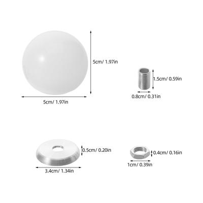 1 Piece Glass Shade for Vanity Mirror Light Fixture Bathroom LED Lamp Cover Modern Frosted Diffuser Lens Ring Sconce Face Mirror