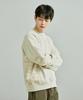 FRIZMWORKS Tie-Dyed Block Sweatshirt _ Light Beige