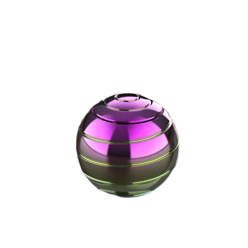 Fingertip Spinner: Colorful Luminous Desktop Decompression Toy
